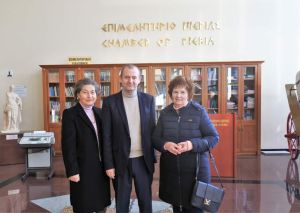 Πρωτοχρονιάτικα κάλαντα στο Επιμελητήριο Πιερίας Πρωτοχρονιάτικα κάλαντα