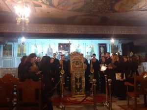 Υποδοχή της εικόνας «Γεννήσεως του Χριστού» στον καθεδρικό ναό Θείας Αναλήψεως Κατερίνης