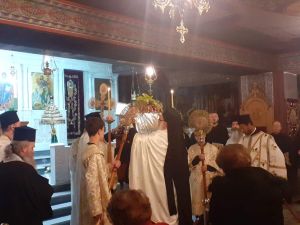 Υποδοχή της εικόνας «Γεννήσεως του Χριστού» στον καθεδρικό ναό Θείας Αναλήψεως Κατερίνης