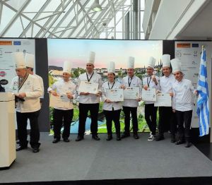 Χάλκινο μετάλλιο στο Παγκόσμιο Κύπελλο Μαγειρικής Villeroyet Boch του Λουξεμβούργου