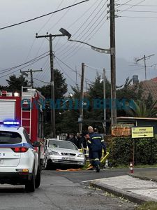 Κατερίνη: Τροχαίο στην επαρχιακή οδό προς Σβορώνο