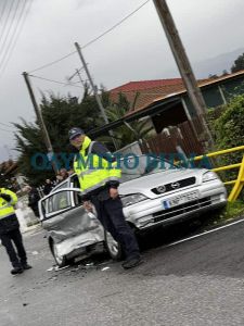 Κατερίνη: Τροχαίο στην επαρχιακή οδό προς Σβορώνο