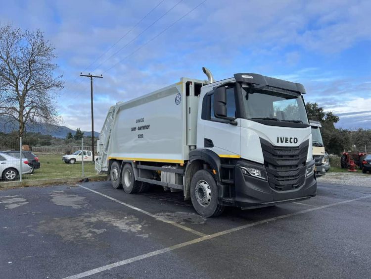 Δήμος Δίου Ολύμπου: Ενίσχυση του στόλου καθαριότητας με ένα νέο απορριμματοφόρο 22 κυβικών μέτρων