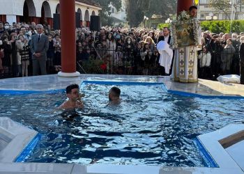 Η γιορτή των Θεοφανείων  στην Αγία Παρασκευή Κατερίνης