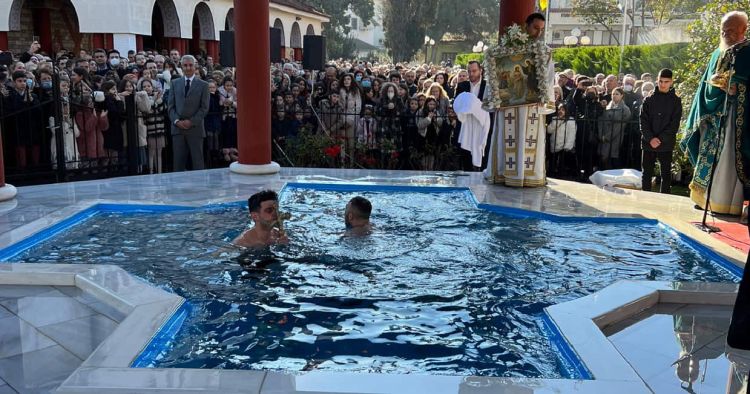 Η γιορτή των Θεοφανείων  στην Αγία Παρασκευή Κατερίνης