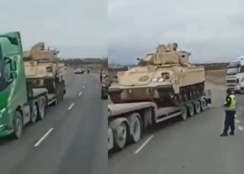 Μέσω Αλεξανδρούπολης μεταφέρονται στο μέτωπο τα Bradley των ΗΠΑ στην Ουκρανία