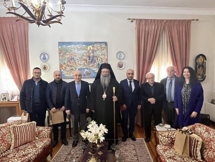 Μητροπολιτικό Μέγαρο Κατερίνης - Συνάντηση του Μητροπολίτη Κίτρους με τον Πρέσβη της Γεωργίας Μητροπολιτικό Μέγαρο Κατερίνης – Συνάντηση του Μητροπολίτη Κίτρους με τον Πρέσβη της Γεωργίας