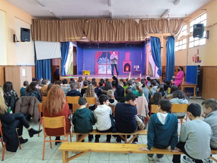 Το φιλοζωικό σωματείο ΑΡΓΟΣ Κατερίνης στο δημοτικό σχολείο Λόφου Πιερίας