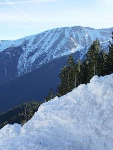 Oρειβάτες έκοψαν την βασιλόπιτα του 2023 στον χιονισμένο Όλυμπο