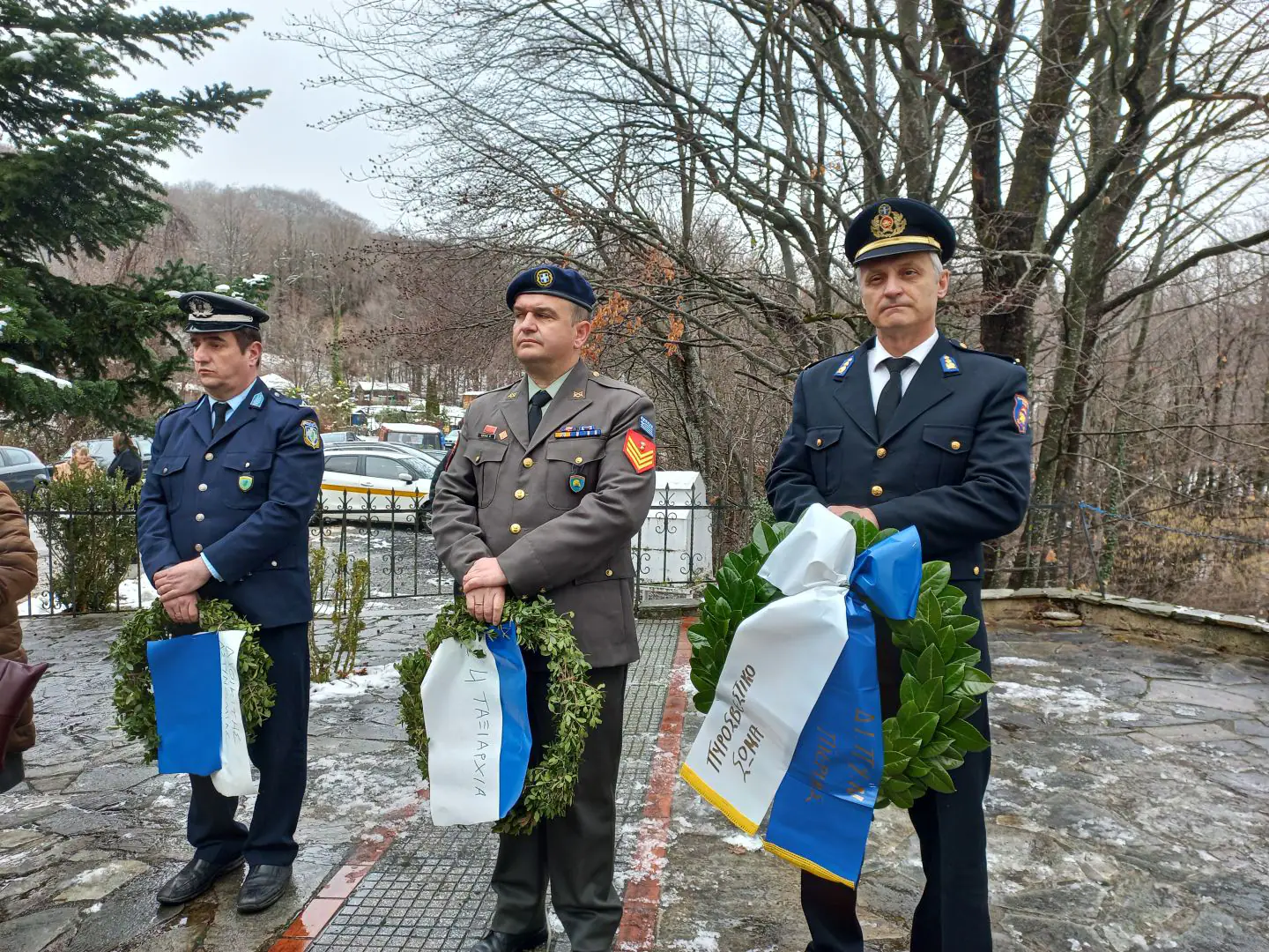 Επιμνημόσυνη δέηση και κατάθεση στεφάνων στη μνήμη των εκτελεσθέντων Ελατοχωριτών από τους Γερμανούς το  1944