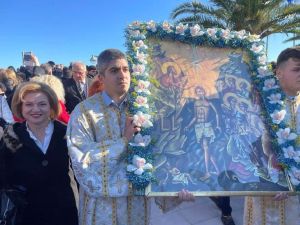 Η Μαρία Μίχου στις εορτές των Θεοφανίων και σε πολιτική συνάντηση στο Κίτρος