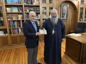 Μητροπολιτικό Μέγαρο Κατερίνης – Συνάντηση του Μητροπολίτη Κίτρους με τον Πρέσβη της Γεωργίας
