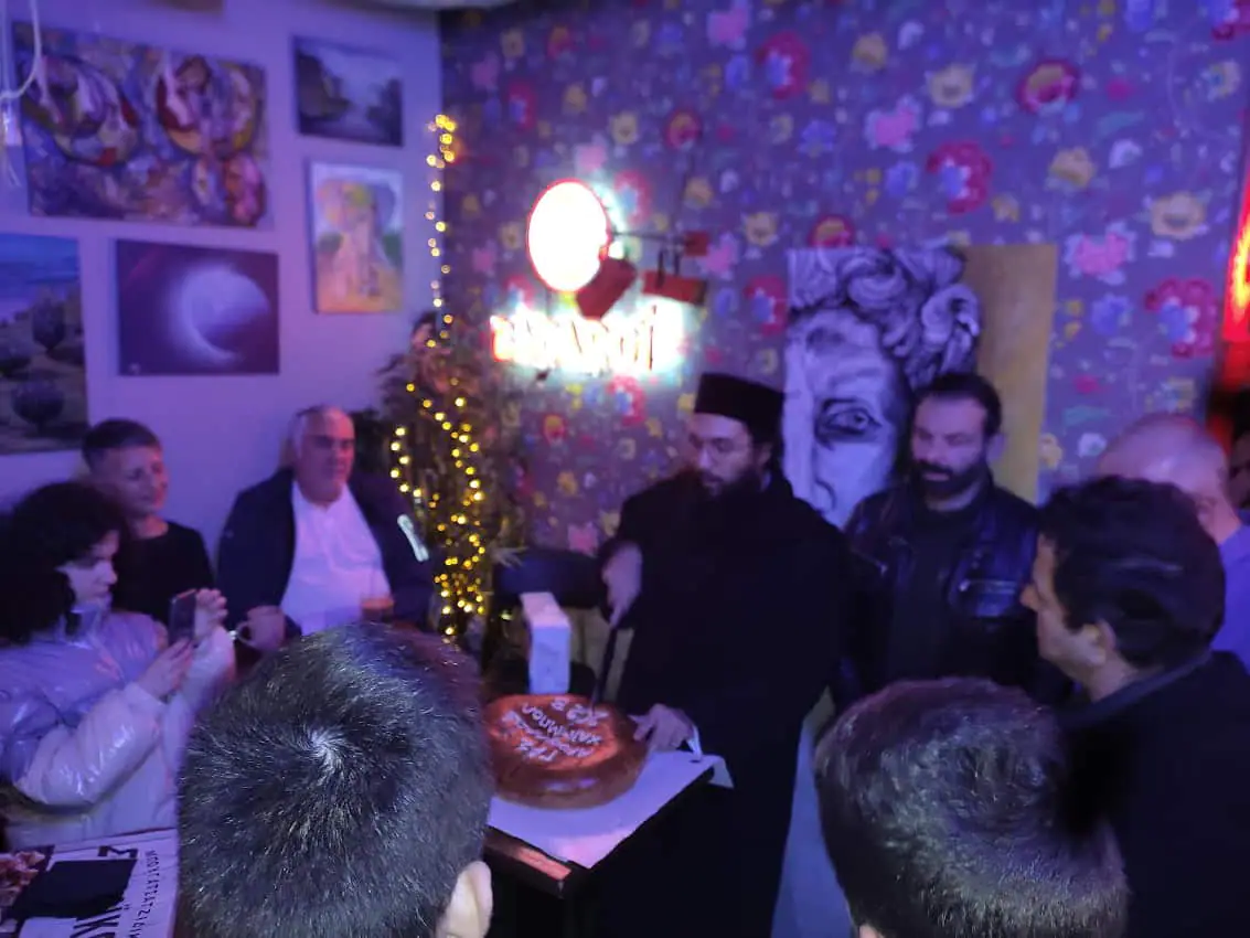 Ο Αρχέλαος έκοψε χθες την πρωτοχρονιάτικη πίτα