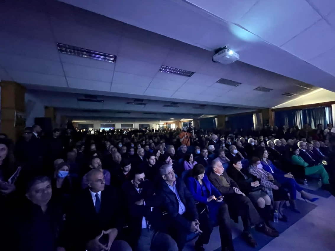 Το αδιαχώρητο στην εκδήλωση του Βουλευτή Πιερίας Φώντα Μπαραλιάκου