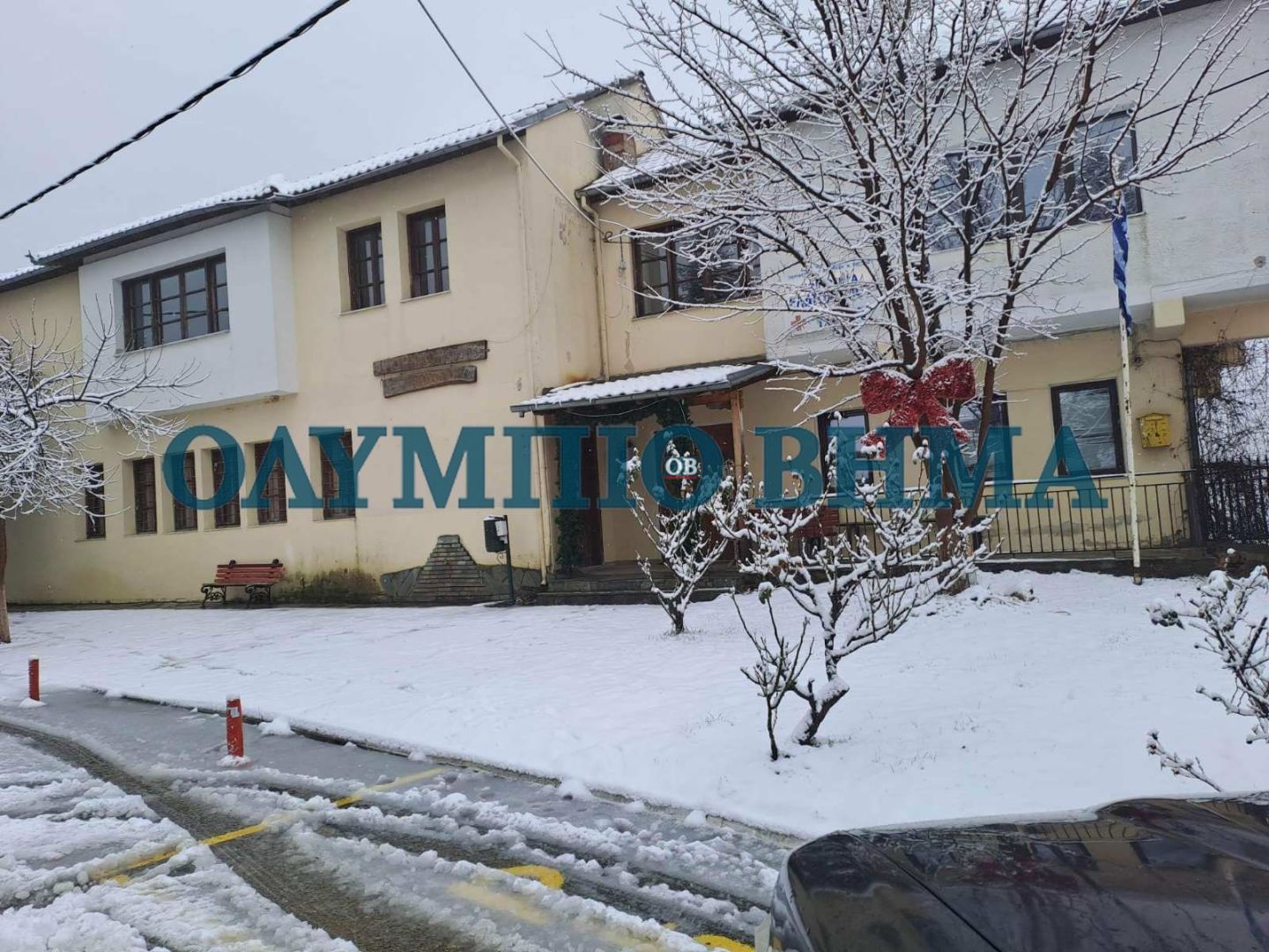 Χιόνι στο Ελατοχώρι – Το πρώτο χιόνι του φετινού χειμώνα