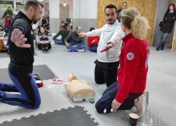 Διασωστική Ομάδα Πιερίας – Παρουσίαση Α Βοηθειών στον ΓΑΣ ΠΑΝΘΕΟΝ