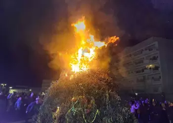 Οι Λιβαδιώτες της Κατερίνης, έκαψαν το βασιλιά καρνάβαλο