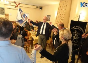 Ο Σύλλογος Σαρακατσαναίων Πιερίας κοπή της Βασιλόπιτας με Σαρακατσάνικο γλέντι