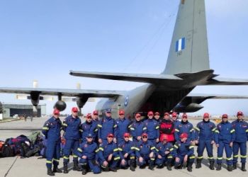 Αναχώρησε η ελληνική αποστολή βοήθειας για την Τουρκία