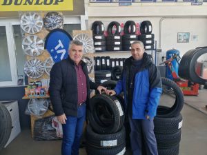 Επίσκεψη του Δημήτρη Μπέη σε συνεργεία αυτοκινήτων της Πιερίας