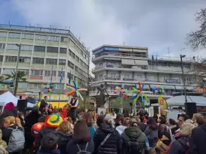 Κατερίνη: Αποκριάτικη γιορτή στην κεντρική πλατεία