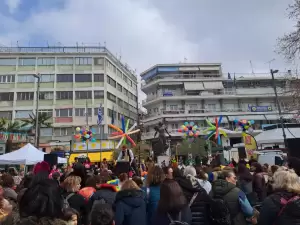 Κατερίνη: Αποκριάτικη γιορτή στην κεντρική πλατεία