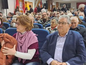 Ο Δημήτρης Κουτσούμπας στην Κατερίνη  ανακοίνωσε  τους βουλευτές  του ΚΚΕ