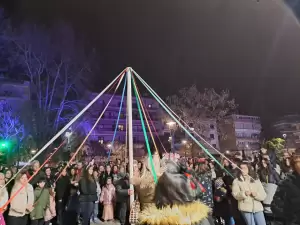 Οι Λιβαδιώτες της Κατερίνης, έκαψαν το βασιλιά καρνάβαλο