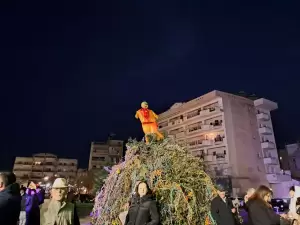 Οι Λιβαδιώτες της Κατερίνης, έκαψαν το βασιλιά καρνάβαλο