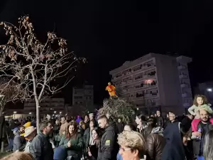 Οι Λιβαδιώτες της Κατερίνης, έκαψαν το βασιλιά καρνάβαλο