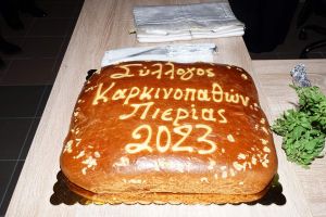 Στέγη Αγάπης Ευδοκιμώ – Ο Σύλλογος Καρκινοπαθών Πιερίας εγκαινίασε το νέο χώρο του και έκοψε βασιλόπιτα