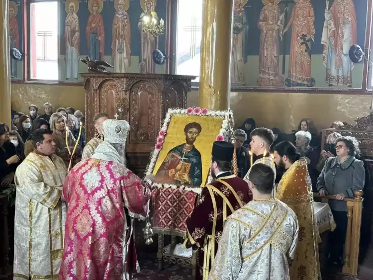 Εορτάστηκε στην Πιερία η μνήμη του Μεγαλομάρτυρα Αλέξανδρου