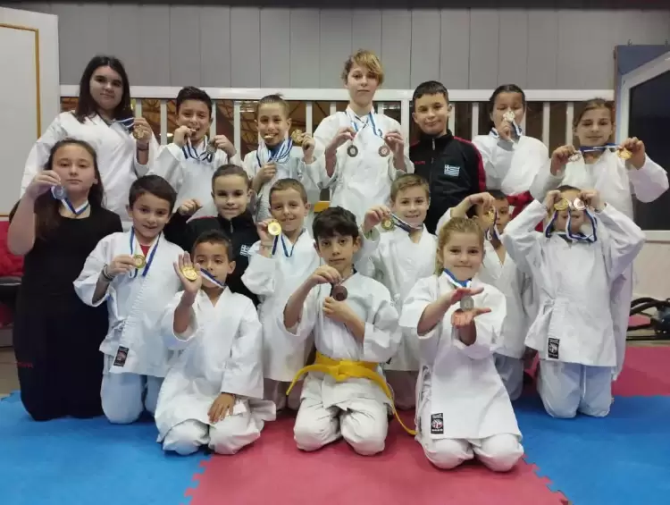 Ο σύλλογος ΓΑΣ Πύδνας Κολινδρού η Φλόγα στην 2η θέση σε διασυλλογική συνάντηση καράτε