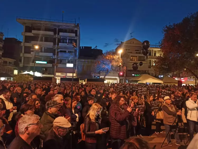Σε εξέλιξη το Παμπιερικό Συλλαλητήριο στην Κατερίνη