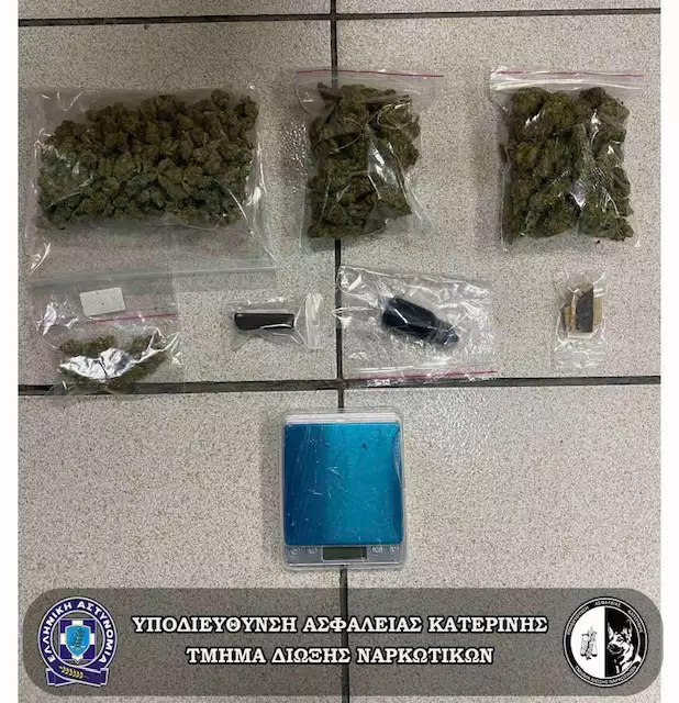 Στην Πιερία σύλληψη για ναρκωτικά Στην Πιερία σύλληψη για ναρκωτικά