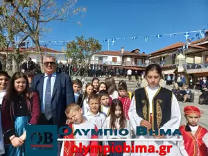 H  Εθνική επέτειος της 25ης  Μαρτίου στη Ρητίνη Πιερίας