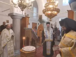 Αρχιερατική Θ. Λειτουργία και Μνημόσυνο για τους Αγωνιστές και Επαναστάτες του Ολύμπου στην Ιερά Μονή Παναγία Πέτρας Ολύμπου