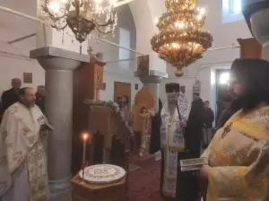 Αρχιερατική Θ. Λειτουργία και Μνημόσυνο για τους Αγωνιστές και Επαναστάτες του Ολύμπου στην Ιερά Μονή Παναγία Πέτρας Ολύμπου