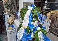 Κατερίνη: Κατάθεση Στεφάνων Στο Μνημείο Του Γεωργάκη Ολυμπίου