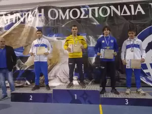 Επιτυχίες του τμήματος πάλης του ΓΑΣ Αρχέλαος Κατερίνης στο Πανελλήνιο πρωτάθλημα Πάλης U15