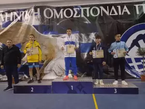 Επιτυχίες του τμήματος πάλης του ΓΑΣ Αρχέλαος Κατερίνης στο Πανελλήνιο πρωτάθλημα Πάλης U15