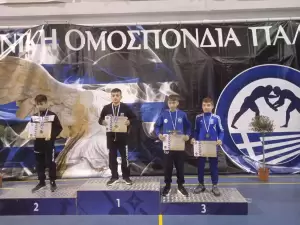 Επιτυχίες του τμήματος πάλης του ΓΑΣ Αρχέλαος Κατερίνης στο Πανελλήνιο πρωτάθλημα Πάλης U15
