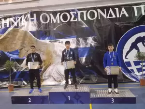 Επιτυχίες του τμήματος πάλης του ΓΑΣ Αρχέλαος Κατερίνης στο Πανελλήνιο πρωτάθλημα Πάλης U15