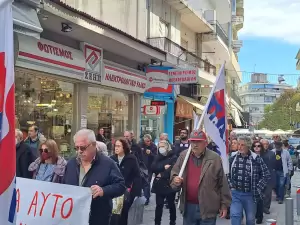 Η Πορεία Διαμαρτυρίας ΣΤΗ ΝκΑΤΕ