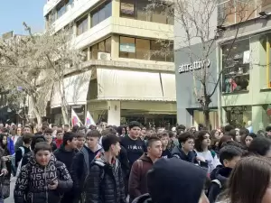 Η Πορεία Διαμαρτυρίας στην Κατερίνη για την τραγωδία στα Τέμπη (εικόνες)