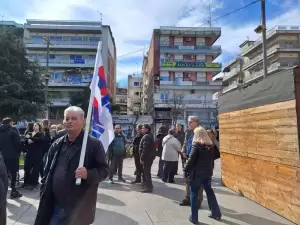 Η Πορεία Διαμαρτυρίας στην Κατερίνη (εικόνες)