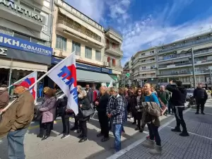 Η Πορεία Διαμαρτυρίας στην Κατερίνη (εικόνες)