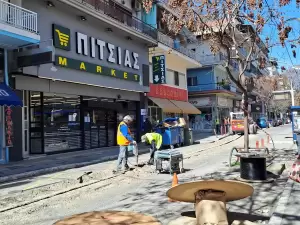 Κατερίνη – Κλειστή η Εθνικής Αντιστάσεως λόγω έργων