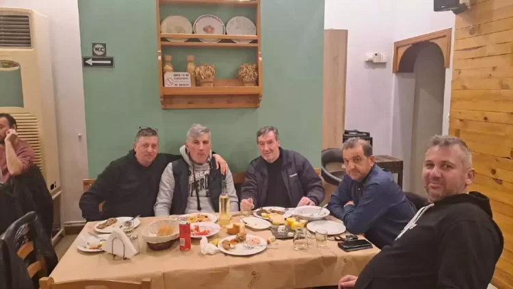 Ο αντιδήμαρχος Κώστας Παραλυκίδης παρέθεσε δείπνο στον Αιγινιακό