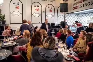 Ο υποψήφιος βουλευτής Πιερίας Κωνσταντίνος Κουτρούπας συναντήθηκε με γυναίκες της Δ.Ε. Δίου